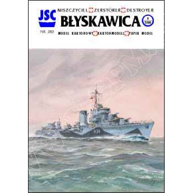 Zerstörer "Blyskawica"   1:250 JSC 283 
